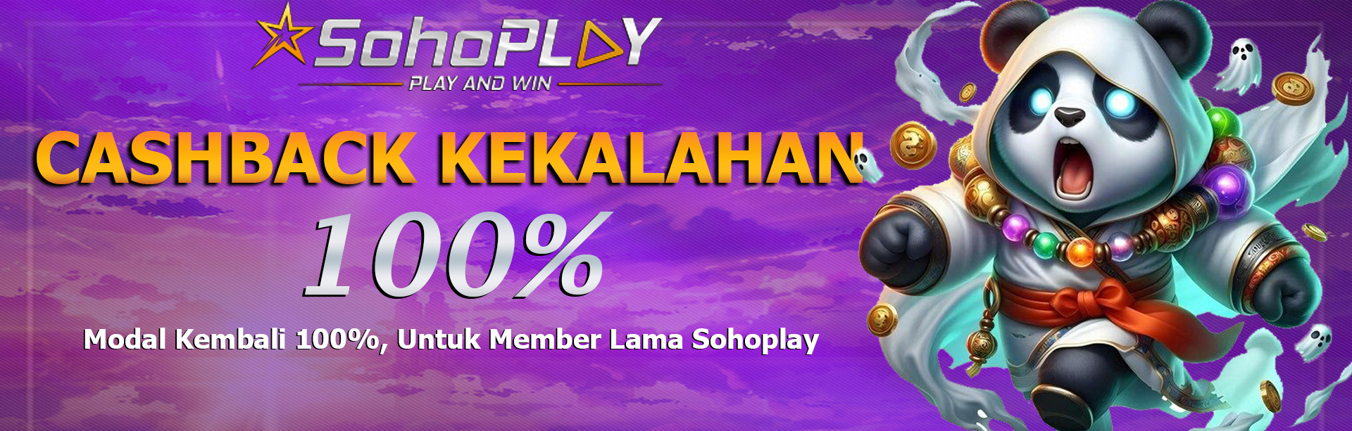 CAASHBACK KEKALAHAN100%