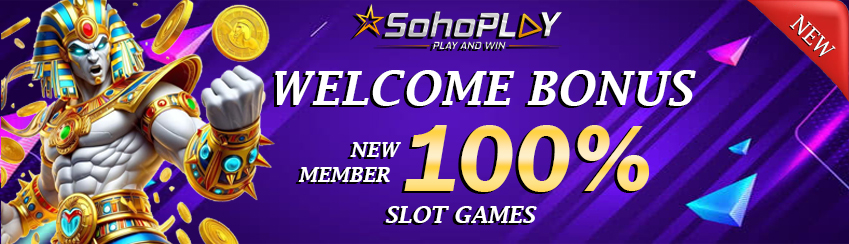 WELCOME BONUS SLOT GAME 100%