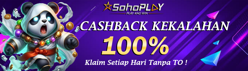 CASHBACK KEKALAHAN 100%